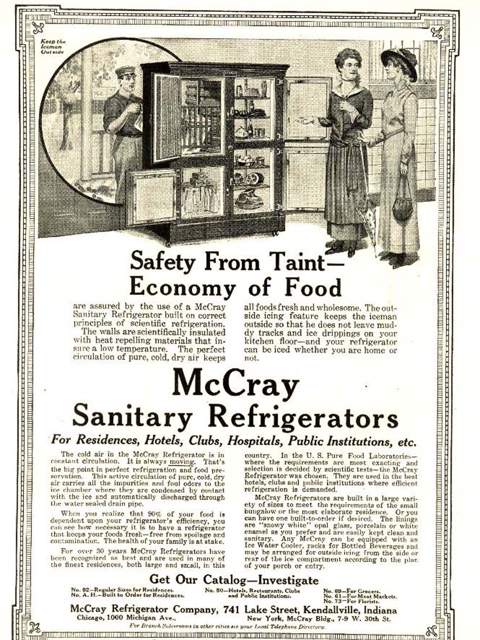 History &amp; Origins - McCray Refrigerators - advertising