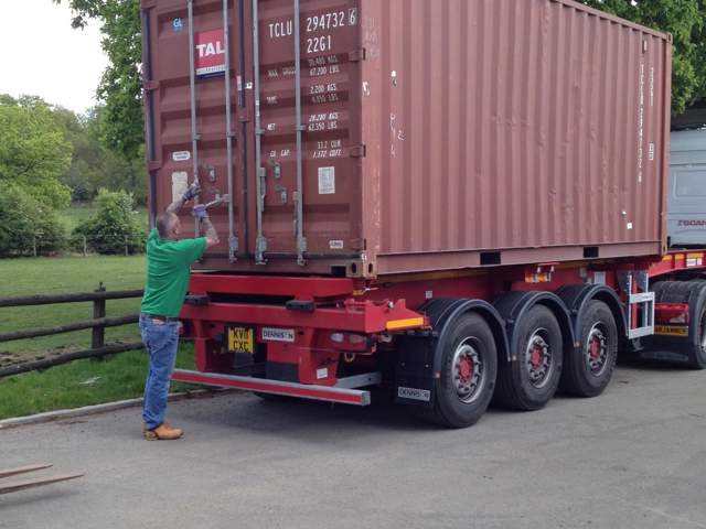 Delivery - Container bound for the USA