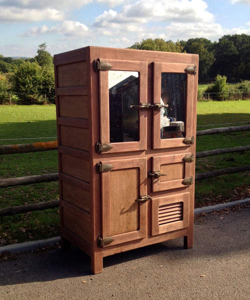 Vintage Fridge #B25: Caixa de gelo pequeno dois