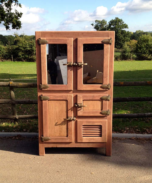 Vintage Fridge #B26: Caixa de gelo pequeno