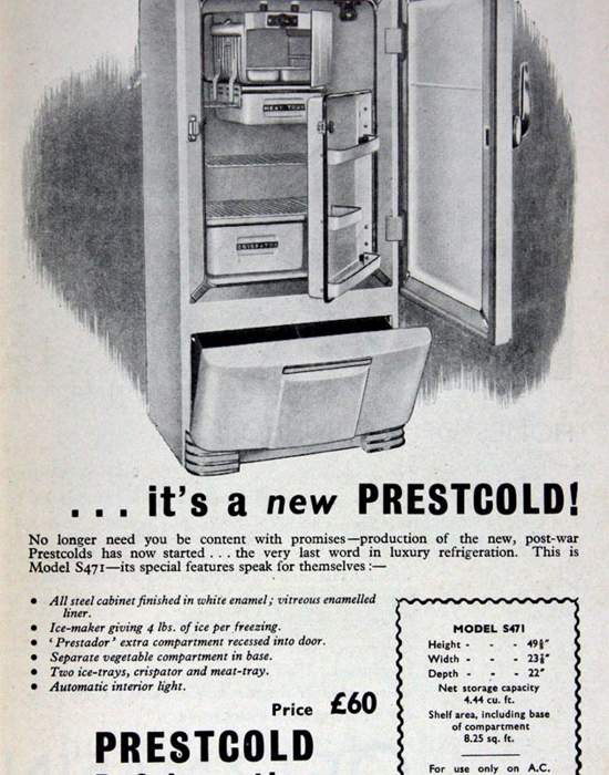 #E117: Prestcold - Original Prestcold Advertising