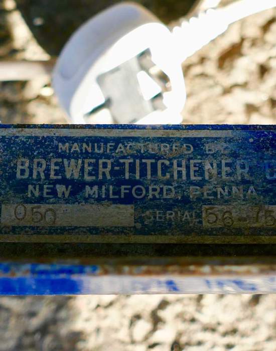 #V18: The Brewer Titchener Corporation BTC050 - Serial number