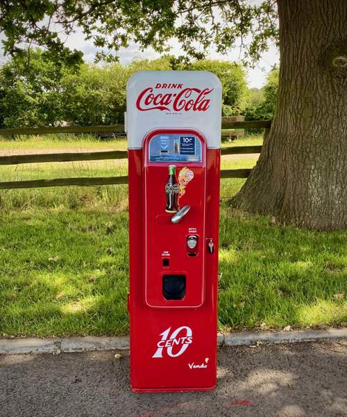 Vending & Chest Fridge #V55: Vendo 44 Coca-Cola vending Machine 1957