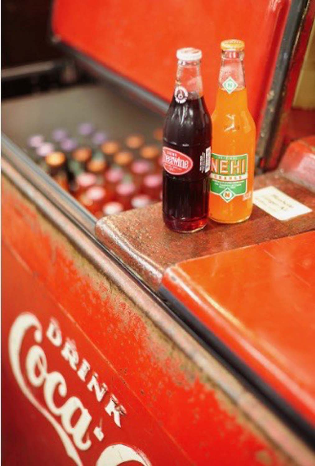 Coca cola hot sale bottle fridge